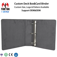 TORSON – Classeur en cuir et flanelle grande capacité avec pages transparentes à chargement latéral pour cartes CCG, TCG, Yu-Gi-Oh ! – Vente en gros