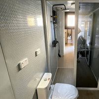 Maison préfabriquée de luxe extensible de 30 pieds, villa pliable, isolée avec panneau sandwich