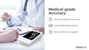 Transtek 2022 nóng bán telehealth kỹ thuật số BP Cuff kết nối huyết áp màn hình - Product Image 2