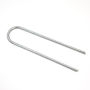 भारी शुल्क 12 इंच 9 मिमी यू-टाइप पिन नेल सस्ते कॉपर स्टील के पेग और सोड स्टेपल को सुचारू रूप से शंक के साथ - Product Image 3