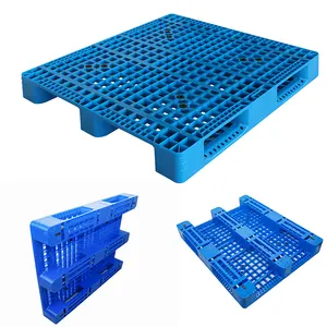 Injection Mold Molded Plastic Pallet Heavy Duty Industrial Warehouse Logistics Racking Plastico Euro Palette Pallets For Sale