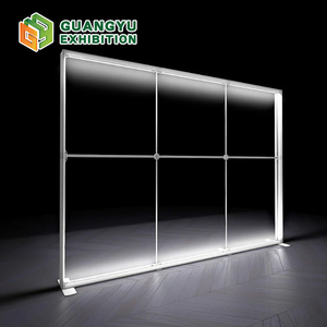 Tùy chỉnh kích thước LED nền ánh sáng Hộp ánh sáng vải biểu ngữ tường đứng quảng cáo triển lãm nhôm căng thẳng 80*200 hộp Đèn - Product Image 5