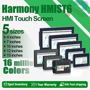 Nouvel écran tactile industriel HMIST6600 12 pouces Harmony HMIST6, 16 millions de couleurs, 24VDC, Harmony ST6, écran large de 12 pouces - Product Image 3