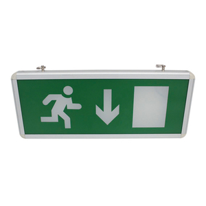 Signalisation de sortie LED d'urgence, tension nominale 180V-245V 50/60Hz, montage au plafond, simple/double face, avec autonomie de 90 à 120 minutes - Product Image 6