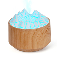 Diffuseur d'arômes Montagne Alpée 3D, humidificateur, design écologique, alimentation USB, ultrasonique, grande capacité pour la maison et l'hôtel