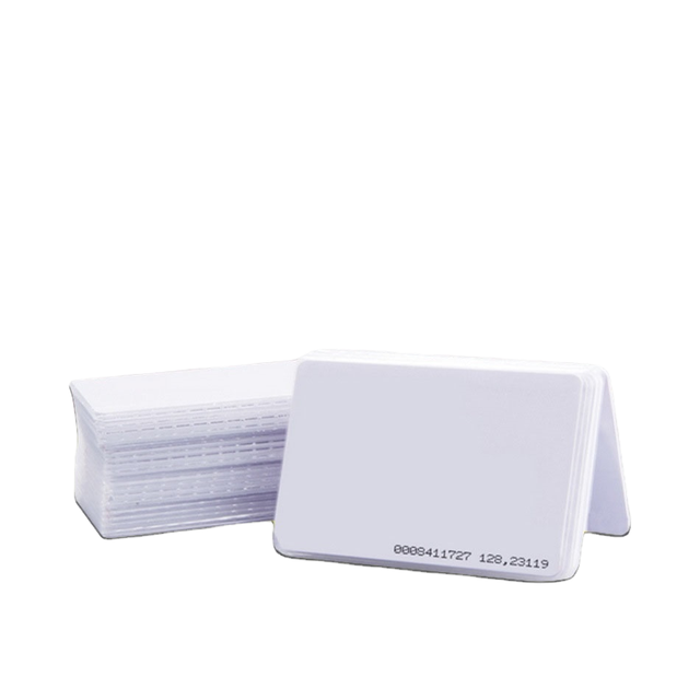 Customized White PVC Access Control Card 125KHz Radio Frequency Waterproof Rewritable for Identification T5577 1K Chips RFID NFC