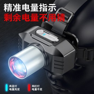 Headlamp <b>Led</b> <b>Rechargeable</b> Battery Aluminum Alloy White <b>Light</b> Outdoor <b>Work</b> Mining Helmet Lamp - Product Image 5
