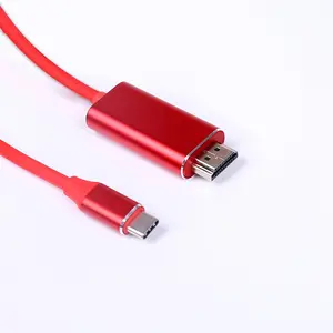 Kualitas Tinggi 2M HD 4K 60Hz USB C Ke HDTV Kabel Tipe C Micro USB Ke HDTV Kabel Adaptor Ke TV/Proyektor