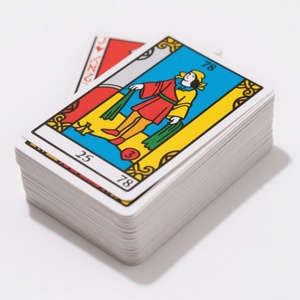 Jeu de tarot personnalisé de 78 cartes, finition laser holographique couleur, papier de luxe avec boîte et impression de cartes - Product Image 2