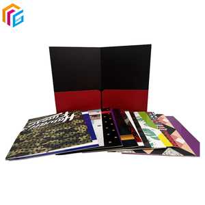 Bìa Đựng Tài Liệu Văn Phòng Mờ In Tùy Chỉnh Bìa Cứng Bìa Cứng Giấy Bìa Cứng Màu Đen Có Logo Điểm UV - Product Image 6