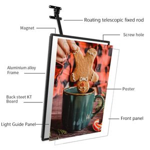 Nhà Máy Tùy Chỉnh Chất Lượng Cao Quảng Cáo Ánh Sáng Hộp Cho Nhà Hàng Quán Cà Phê Cửa Hàng Treo Tường Biển Quảng Cáo - Product Image 3