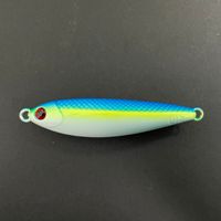 Leurre Jig en Métal Lourd 30g 50g 80g 100g 150g 200g Lumineux pour Pêche en Rive et à Lancer Lent, en Plomb, pour Eau Douce, Lac et Rivière