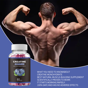 LIFEWORTH 5000mg Creatine monohidrat Gummies <span class=keywords><strong>l</strong></span>-<span class=keywords><strong>carnitine</strong></span> tavine kekuatan otot kunyah suplemen latihan pra Post dewasa - Product Image 4
