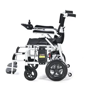 2024 New Producd Electric Wheelchair Lightweight Foldable 250*2 Brushless Motor High-carbon Steel Mobility Wheelchairs