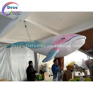 New runway Decor walking gonfiabile Fish Costume stage dance props bel pesce balena burattino
