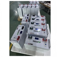 GEOFF 8000 Ciclos Lifepo4 Cell Li-ion Batería 48V 51,2 V 104Ah 5Kw Sistema doméstico de batería de almacenamiento de energía solar