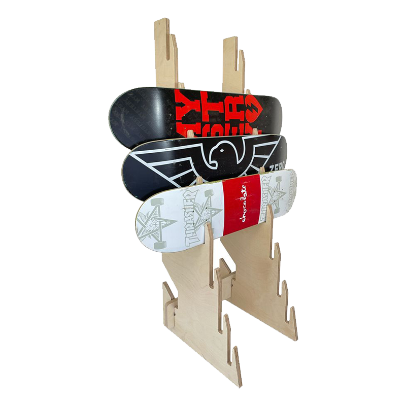 Apache Custom Oak Scooter Storage Display Rack Powder Coated for Custom Logo Floor Standing Unit Supermarket Use-Factory — view 2