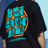 T-shirt épais surdimensionné 100 % coton de haute qualité, personnalisable, vierge, pour homme et unisexe