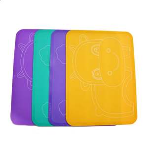 Manteles individuales de silicona, bonitos manteles individuales de dibujos animados para niños pequeños, manteles antideslizantes, manteles para comida de bebé para restaurante - Product Image 6