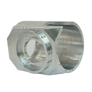 Custom Precision Fabrication 5 Axis CNC Milling Large Aluminum Cylinder Shell For Motorcycle Aftermarket Equipment Parts - Product Image 1