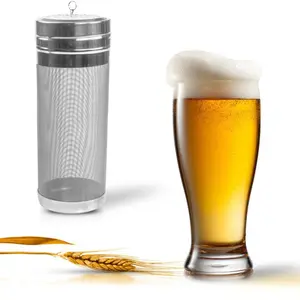 Paslanmaz çelik tahıl filtre sepeti/bira homebrewing ss örgü kova süzgeç