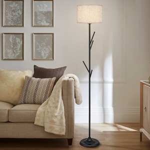 GANVA <span class=keywords><strong>Lampadaire</strong></span> d'intérieur de style luxe <span class=keywords><strong>doré</strong></span> en forme de <span class=keywords><strong>boule</strong></span> en verre de fer à 1 tête E27 Base 40w Max Led Floor Lamp - Product Image 3