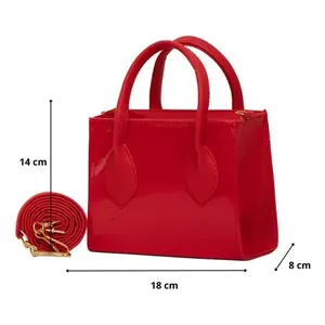 Bolso Bandolera para Mujer Fana, Blanco, de Nailon, con Cadena Decorativa, Cierre de Cremallera, Asa Única, Bolso de Hombro Moderno para Uso Diario - Product Image 4