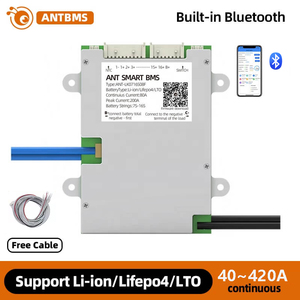 Ant BMS 7-16S 40 ~ 420a thông minh BMS 24V-60V LiFePO4 Li-ion lto Pin tốc độ BMS LiFePO4 16S 48V tốc độ quản lý pin hệ thống - Product Image 3