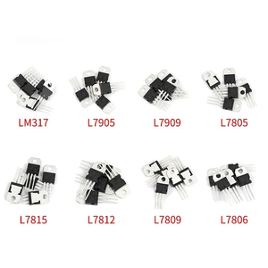 40PCS <strong>Mosfet</strong> Transistor Assortment Kit IC TO-220 L7805 L7806 L7809 L7812 L7815 L7905 L7909 <strong>LM317T</strong> Voltage Regulators - Product Image 3