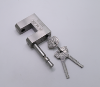 Cadenas à clé en acier inoxydable 304 robuste, petit cadenas à clé identique
