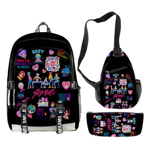 New Custom Popular <b>3D</b> Print Kpop Demon Hunters <b>Kids</b> Backpack K Pop shoulder School bag <b>pen</b> bag Birthday Gift <b>for</b> children - Product Image 4
