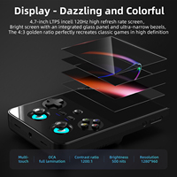 Consolas de Juegos Portátiles RG477V, Sistema Android 14, Pantalla Táctil de 120 Hz, Reproductor de Juegos WIFI, Intellect 3D, Consolas de Juegos ANBERNIC