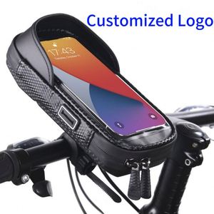 X920-1 Custom Brand Portable Waterproof EVA Material Bike Phone Holder with Touch Screen for Handlebars 4-7inches <b>Smart</b> Phone - Product Image 2