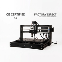 Mini routeur CNC 3020 Pro de bureau 3 axes pour la gravure laser DIY de cadres photo, plaques, sous-verres et médailles pour animaux de compagnie, pour usage domestique et professionnel