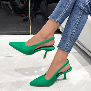 Factory Wholesale New Pointy High Summer Stiletto Heels Sandals Women for Women's Shoes - Product Image 4