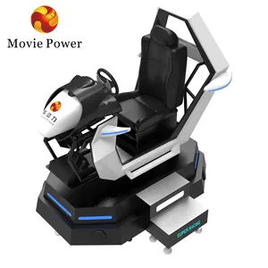 Kekuatan Film 9D Vr Simulator Balap Kokpit untuk Dijual Simulator 7D Mesin Permainan Mobil Balap Arkade Menguntungkan
