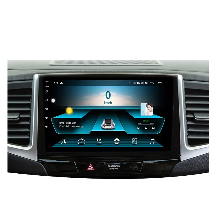 7 Inch 2.5D IPS Màn Hình Cảm Ứng Android WIFI GPS 16 Gam Car DVD Player Điều Khiển Bằng Giọng Nói Car Video Xe Âm Thanh
