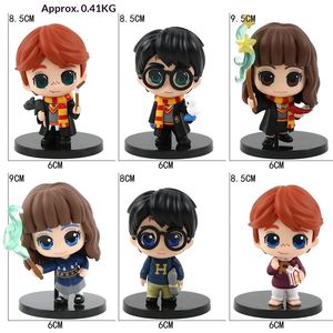 Versione Q per Action Figure di <span class=keywords><strong>Harry</strong></span> <span class=keywords><strong>Potter</strong></span>, Hermione e Ron, Personaggi in PVC per Decorazione Giocattoli - Product Image 6