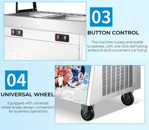 Máquina para Yogurt Frito, Máquina para Helado, Máquina para Helado en Rollo a Precio Económico - Product Image 4