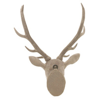 Simulation tête de cerf tenture murale tête de cerf accrocher pendentif orignal wapiti tête de cerf pour noël animaux décoration murale