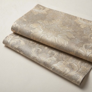 High Quality Non-woven Backed Jacquard Wall <b>Fabric</b> <b>Waterproof</b> Moisture-proof Textile Wall Covering <b>for</b> Home Office #105 Series - Product Image 3