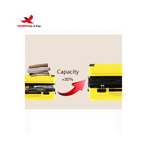 RTS Bulk Expandable Luggage <b>Suitcase</b> Aluminium Alloy Tie Rod Travel <b>Suitcase</b> Multifunctional Smart Trolley Luggage Set - Product Image 2