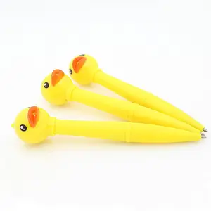 Led Duck pen with quake sound Novelty ballpoint pen cute ballpoint pen graduation thesis defenses