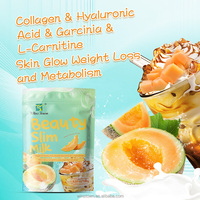 Wins Town Beauty Slim Milk Drink Mix Powder Collagène L-Carnitine Probiotique Éclat de la peau Blanchiment Perte de poids Complément alimentaire