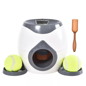 自動犬のトレーニングおもちゃを投げるボールマシンペットフード放出装置フィーダーインタラクティブフェッチテニスボールランチャーを設計する - Product Image 5