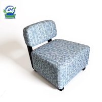 Fauteuil inclinable en bois en forme de L, personnalisable, confortable, écologique et durable, pour hôtel, hall d'entrée