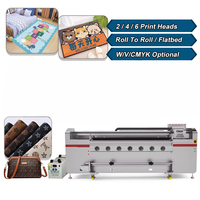 LETOP 1900MM Plotter de cama plana de acrílico de China, impresora de inyección de tinta multicolor, impresora UV de cama plana