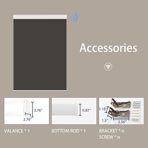 High Quality Alexa Smart <strong>Solar</strong> Roller Shades Indoor Electric Motorized Roller Blinds For <strong>windows</strong> - Product Image 5