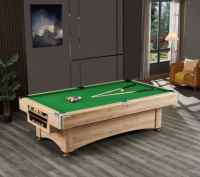 Table de billard 3-en-1 en bois MDF de 7 pieds avec système de retour automatique de balles, idéale pour l'intérieur – Modèle 2026 à prix usine