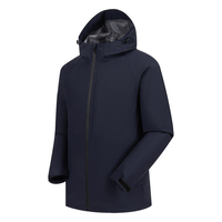 Manteau respirant hydrofuge monocouche décontracté pour hommes nouveau printemps automne veste d'extérieur fermeture à glissière Style transfrontalier